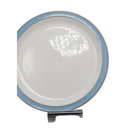 Denby Colonial Blue Lunch Plate 8" England Earthenware VTG Sherwood Collection - Picture 6 of 10